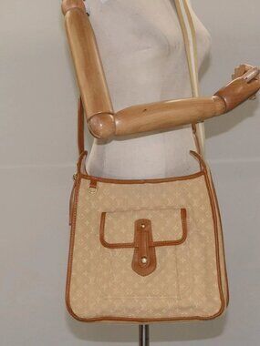 LOUIS VUITTON Monogram Mini Buzas Marie Kate Bag Beige M92323 LV Auth 110562